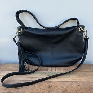 Hobo International black leather shoulder bag